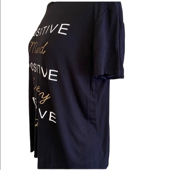 ***SOzLD***GRAPHIC TEE - Pretty Rebel Black Medium Top - Picture 3 of 8